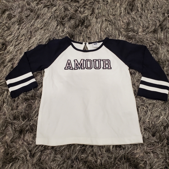 NWOT Girl's Janie and Jack Amour Raglan Shirt size 3 - Picture 2 of 6
